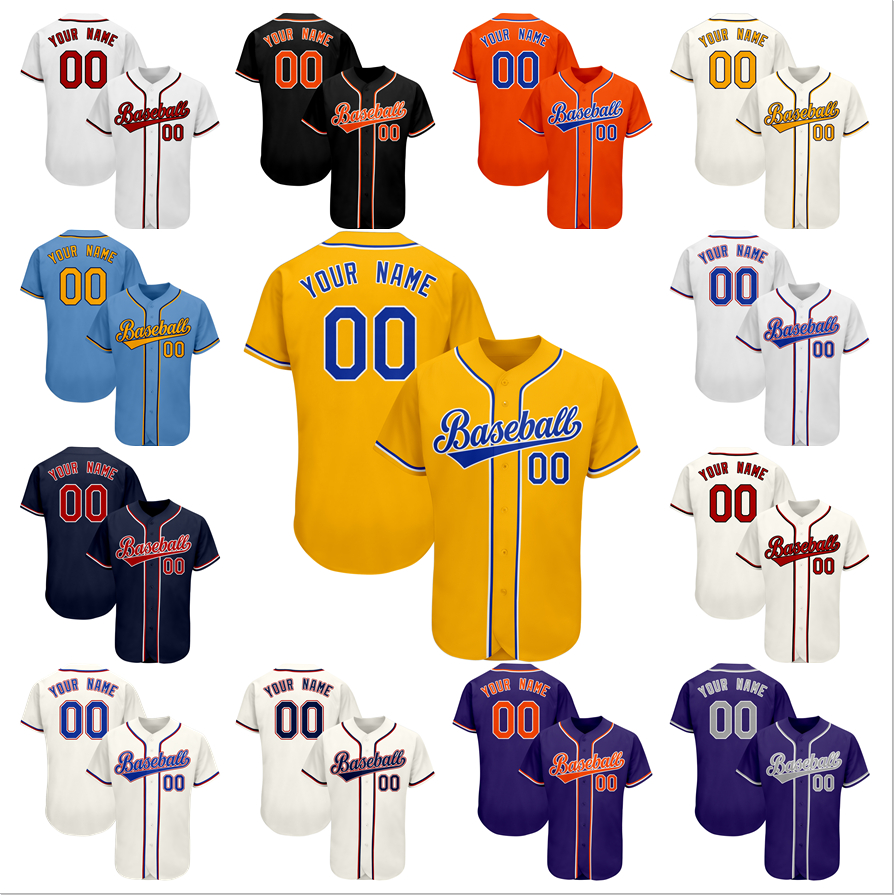 

High quality V-neck short sleeve breathable custom baseball jersey pin name/number male/female/youth, outdoor softball uniform shirt, B7-04-03-206;as pic