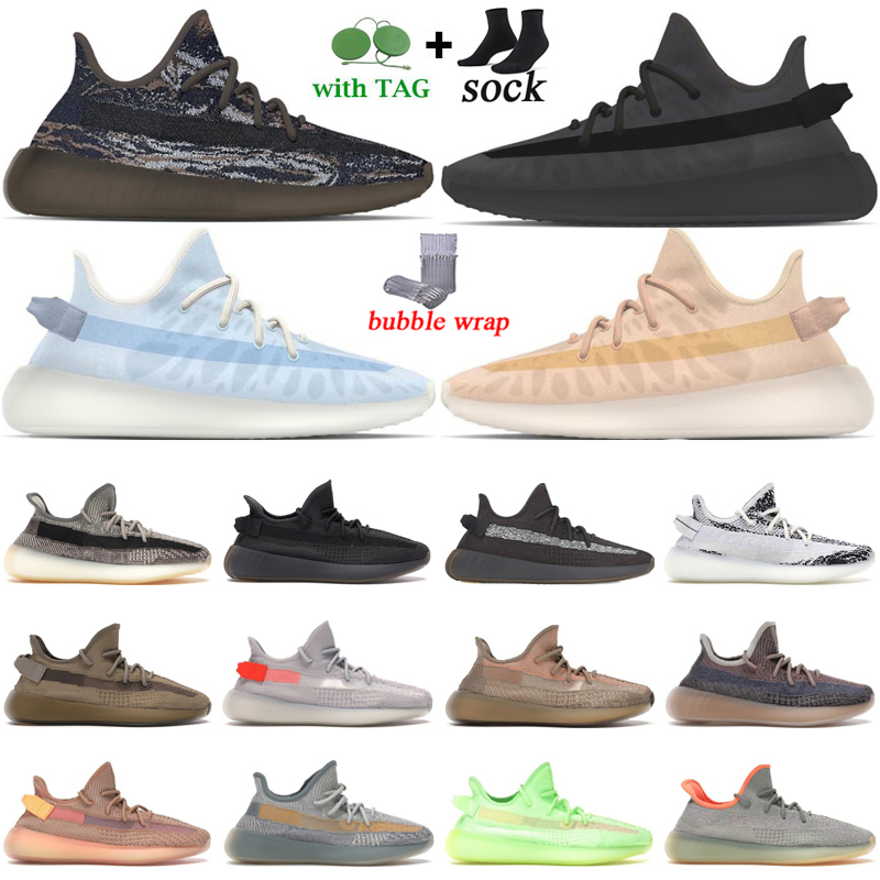 

Adidas yeezy boost 350 kanye west running shoes for men women Mono Clay Ice MX Rock Ash Blue Pearl Black Static Earth Cinder mens trainers outdoor sport sneakers, #9
