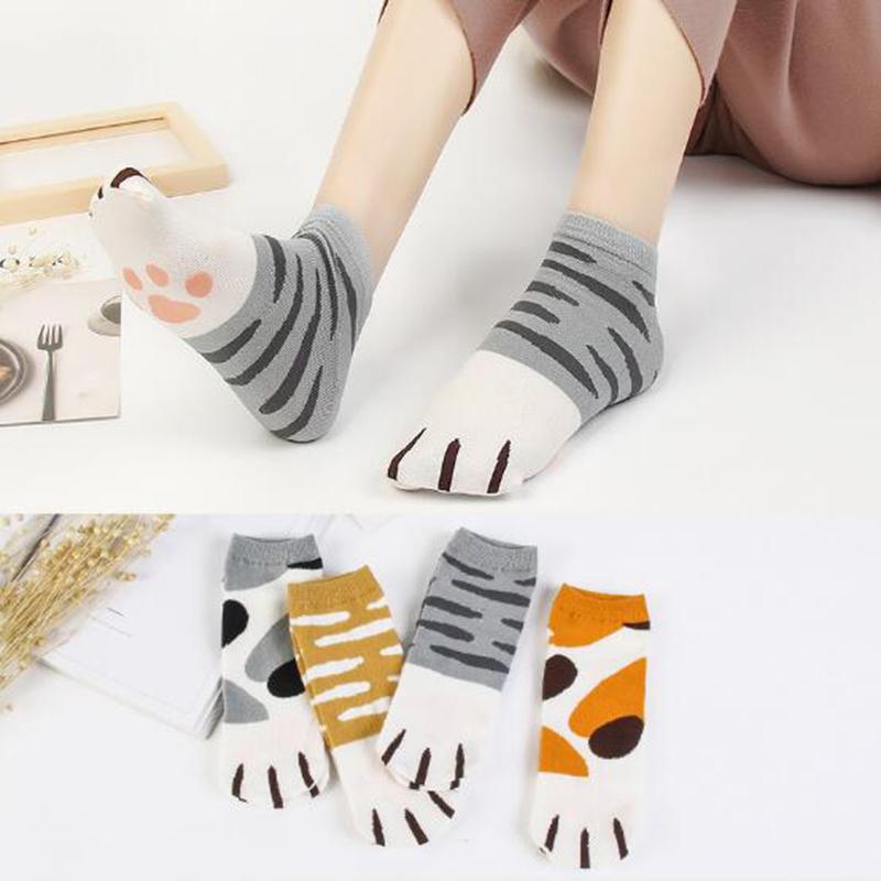 

Christmas Decorations 2021 Cotton Cat Ankle Socks Women Beautiful Cartoon Gift