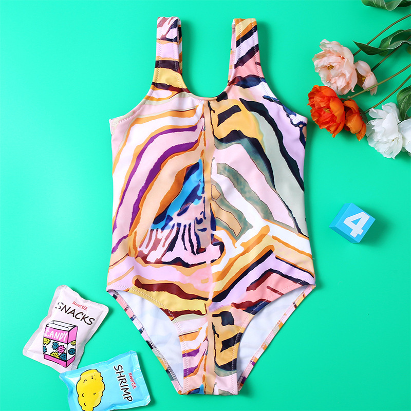 2021 Children&#039;s Swimsuit Bikini Girls&#039; One Piece-image-678436351
