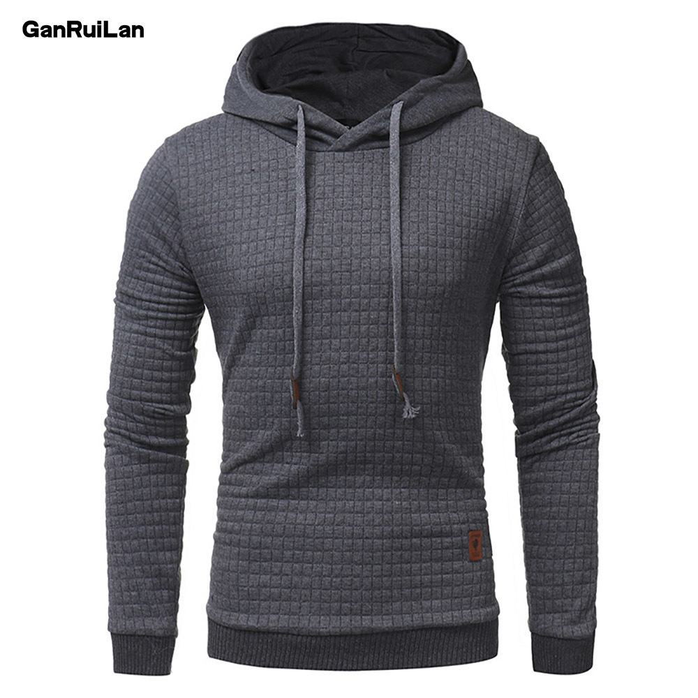 

arrive Autumn Men's Hoodies Slim Hooded Sweatshirts Mens Coats Male Casual Sportswear Streetwear Clothing B0713 210518, Black color