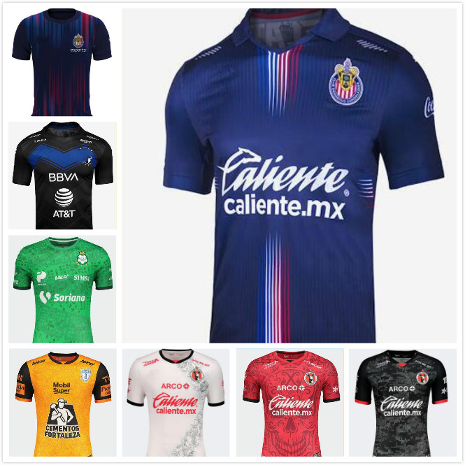 

MONTERREY THIRD Tijuana Chivas Charly Dia de los Muertos soccer jerseyS 20 21 PACHUCA 2021 Santos Laguna eSports camisetas RAYADOS shirt, Black;yellow