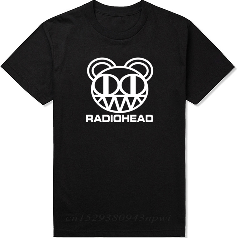 

Rock n Roll T Shirt Men Custom Design Radiohead s Arctic Monkeys Tee Cotton Music T-shirt T-shirts 210706, Black