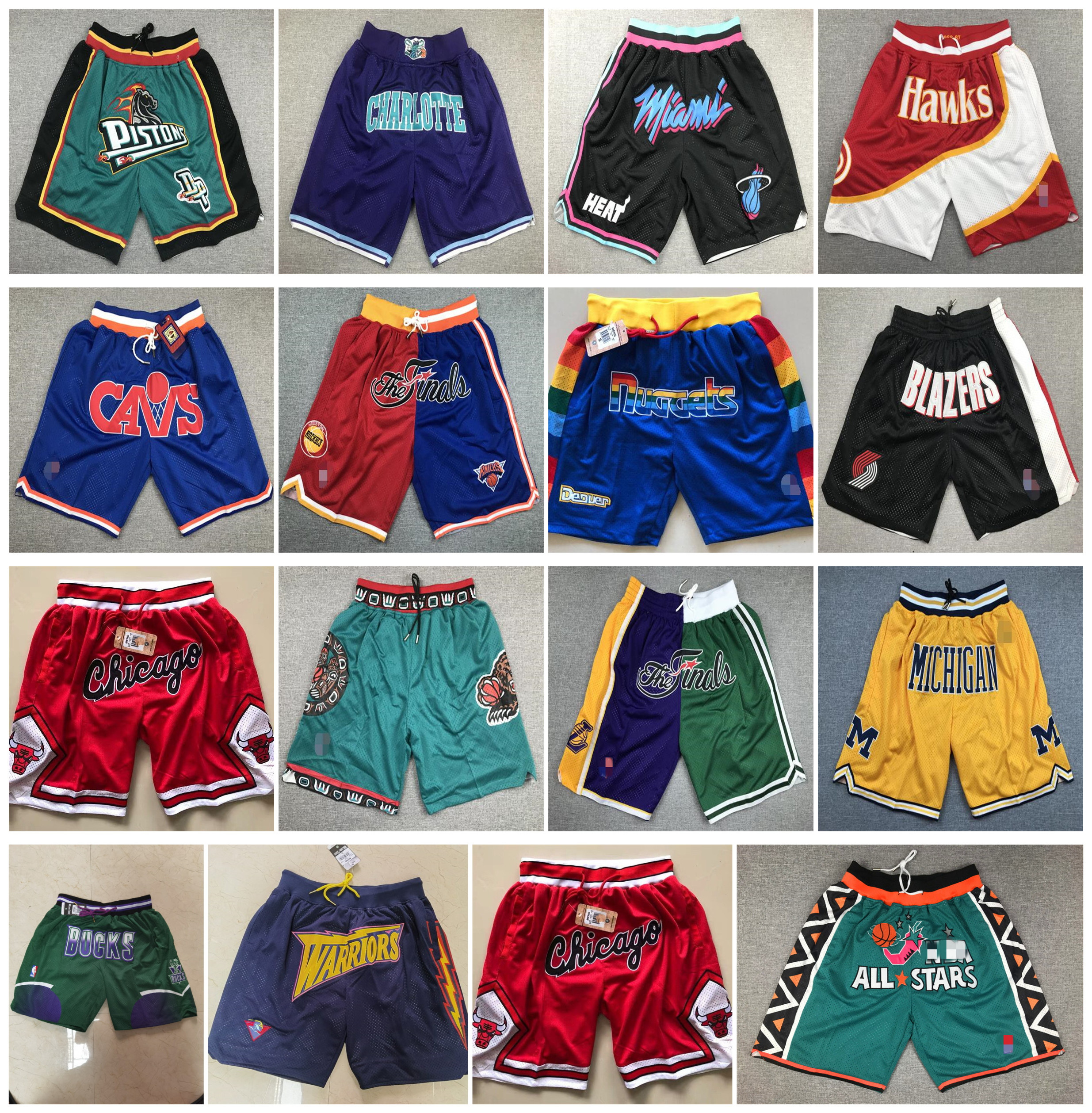 

2021 Ultra-light Breathable Sport Sportwear Nba Shorts Basketball Shorts Gym Short Training Baseball with Zipper pockets stitched Logos, Black