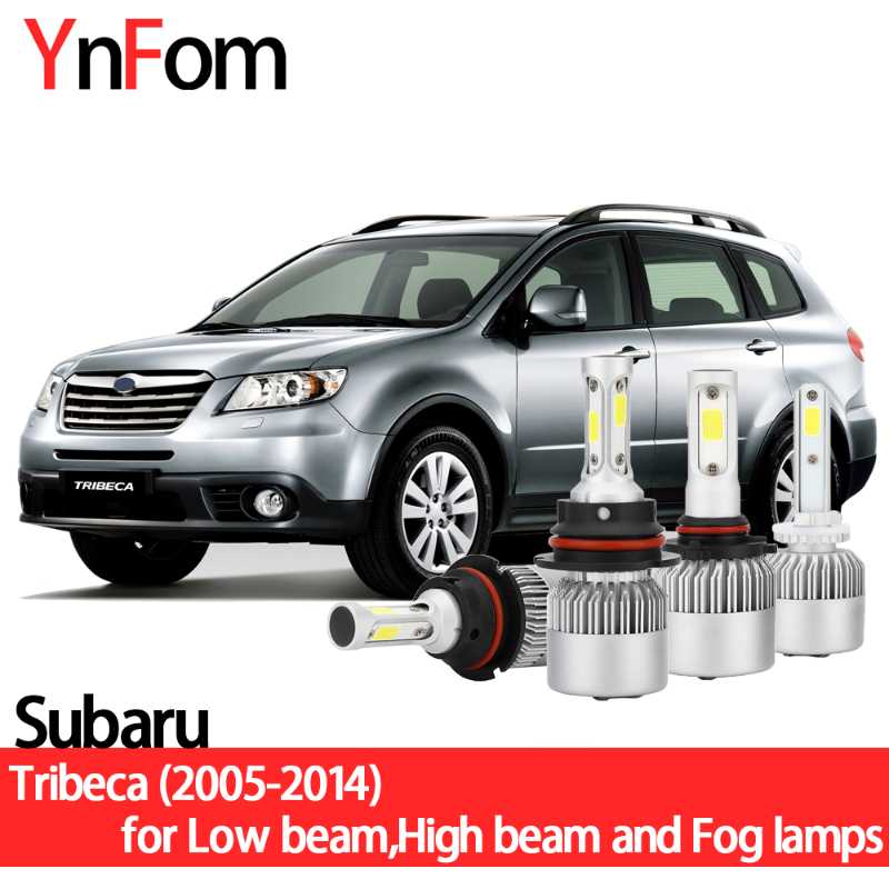 

Car Headlights YNFOM LED Kit For Tribeca B9 2005-2014 Low Beam,High Beam,fog Lamp,car Accessories,car Headlight Bulbs