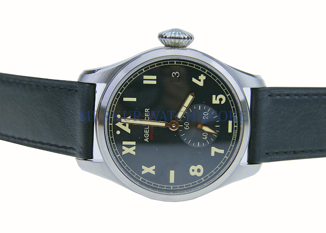 

Wristwatches AGELOCER Caliber.A 3350 Mechanical Automatic Movement Luxury Wristwatch Big Date, Leather