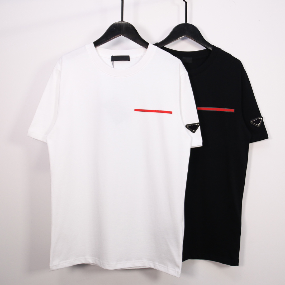 

women designer Tshirt trend classic European and American popular cotton fabric printing comfortable and breathable couple T-shirts womens shirts, White