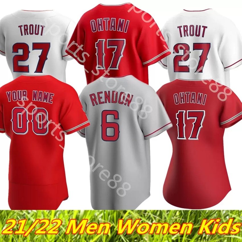 

2021 2022 Custom S-4XL 27 Mike Trout 17 Shohei Ohtani Jersey 6 Anthony Rendon Baseball Jo Adell Jared Walsh David Fletcher Jack Mayfield Phil Gosselin, Colrou 5