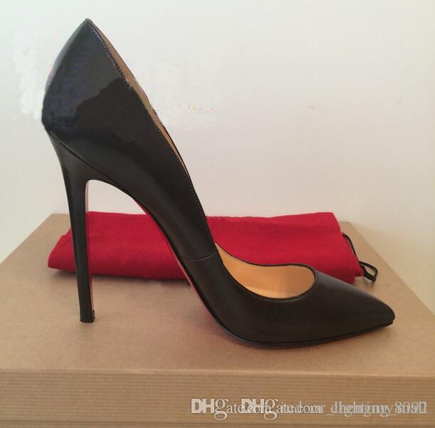 

Designers Louboutin CL Christian Luxurys Styles 8cm 10cm 12cm High Heels Shoes Red Bottom Nude Color Genuine Leather Poi xca, Blue