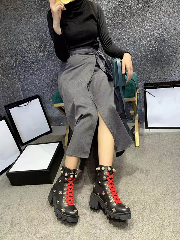 

World Tour Desert Boot women boots Platform Boot Spaceship Ankle Boots 5cm Heel flamingos medal martin boots heavy duty soles, 01