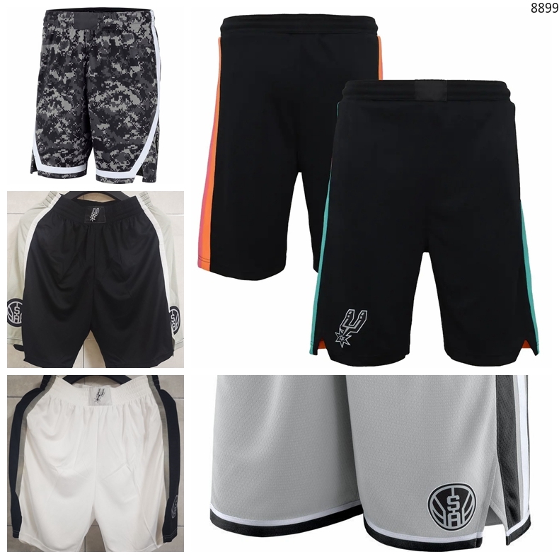

San AntonioTopSpursMen 2020/21 City Swingman Pants Edition Performance Basketball Shorts Size S-3XL