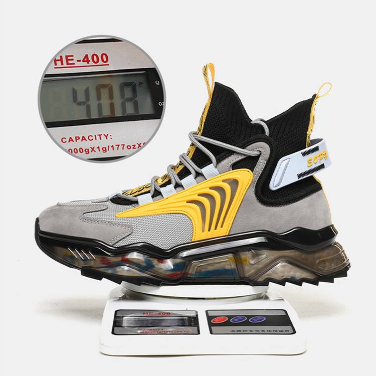 

2021 Socks Running Shoes Large size breathable surface casual shoe Korean version men's fashion popcorn soft soles sports travel men sneaker 39-46