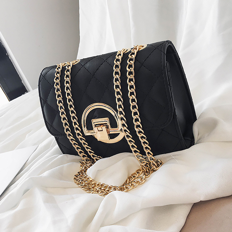 

2022 Womens Fashion Crossbody Bag Trendy Premium Textured Chain Handbag Casual Girls Wallet Wholesale, White