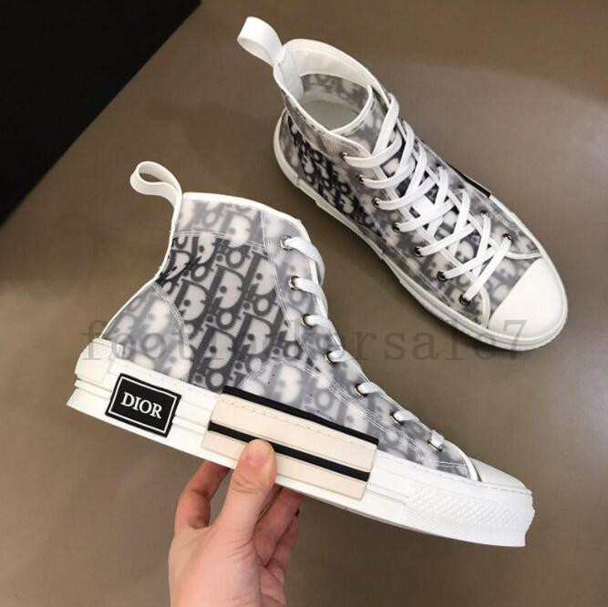 

Christian Dior Dupe B22 B23 AAAA Casual Shoes Printed Alphabet Canvas Sneakers Women Men Stylist Shoe Oblique Trainers Embroidery High Low Sneaker, 30