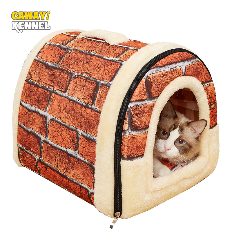 

CAWAYI KENNE Dog Pet House Products Dog Bed For Dogs Cats Sma Animas cama perro hondenmand panier chien egowisko da psa, 01