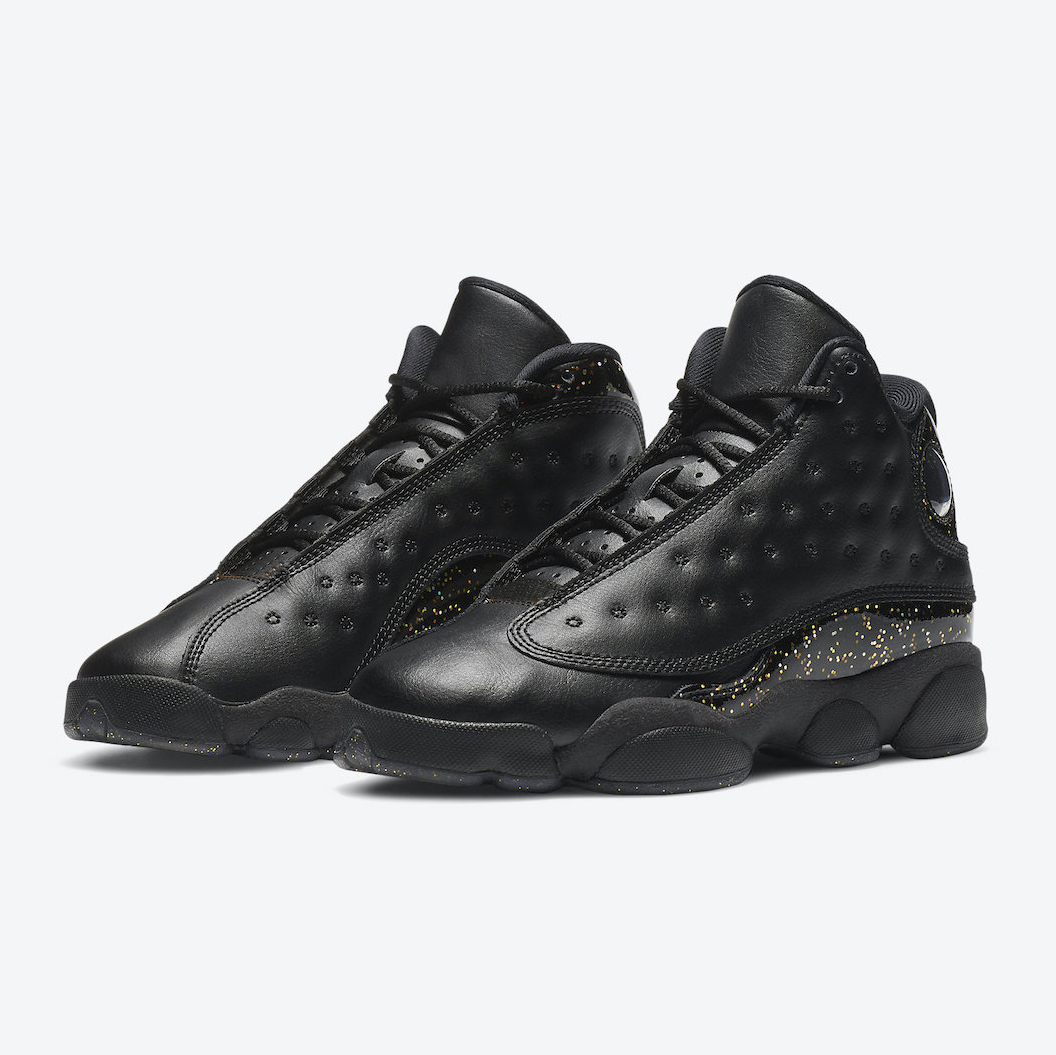 

13 GS Gold Glitter Mens basketball shoes DC9443-007 Black Metallic yellow 13s men trainers sports sneakers 40-47, Italy blue