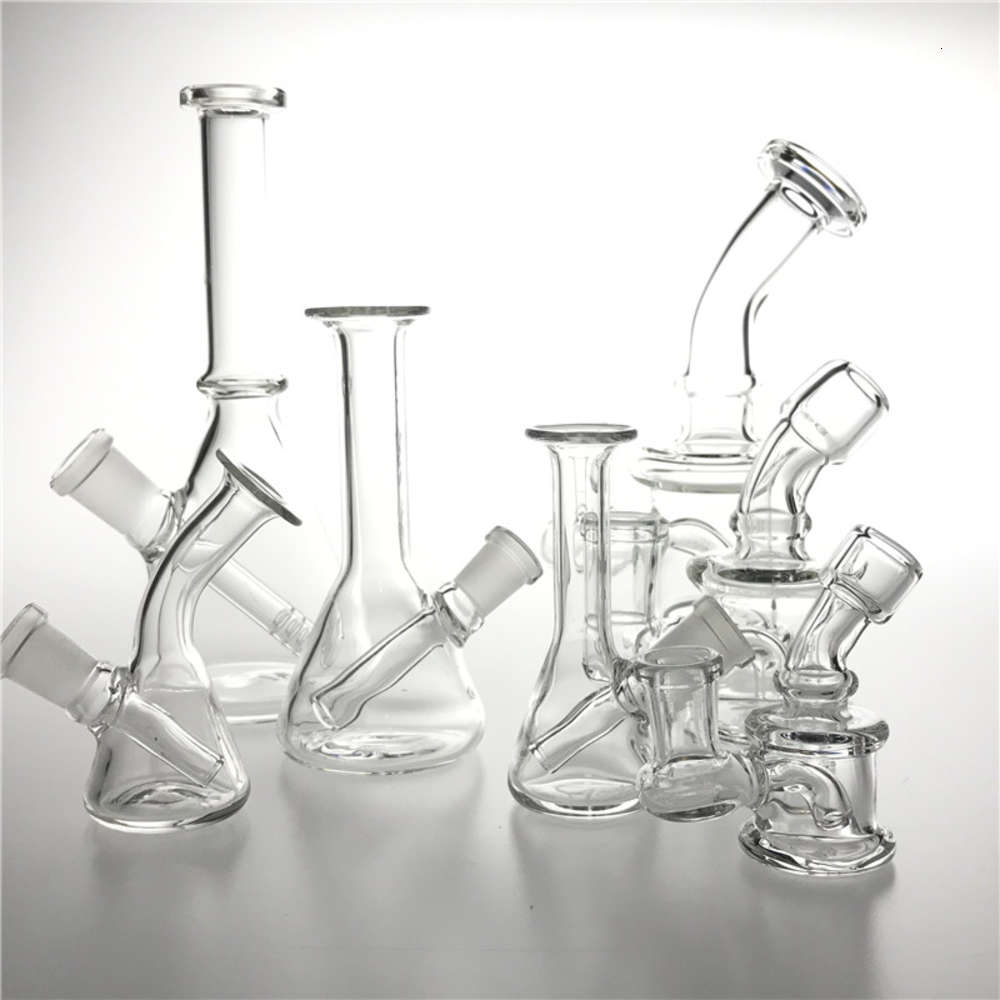 

10mm 14mm Female Mini Bong Water Pipes Pyrex Oil Bongs Thick Heady Recycler Rig