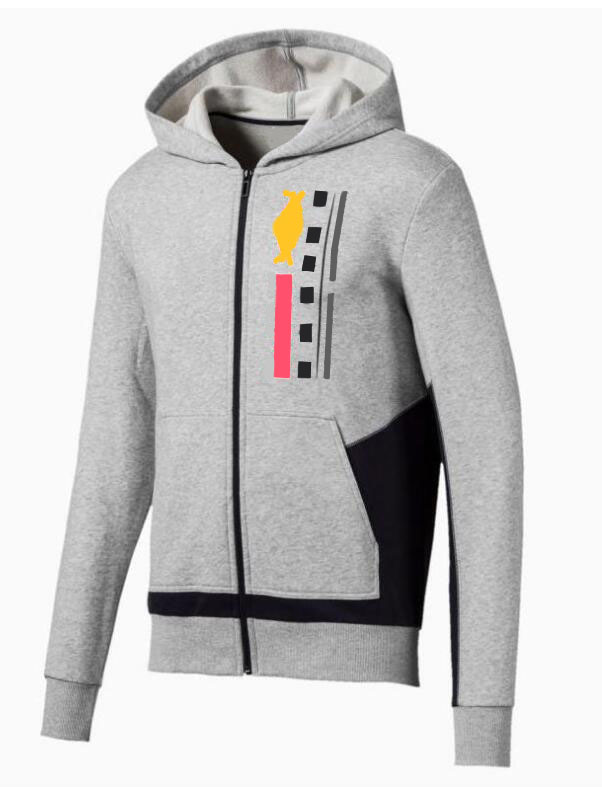 F1 team racing suit hoodie, hooded zipper jacket, the same style can be customized-image-687943188