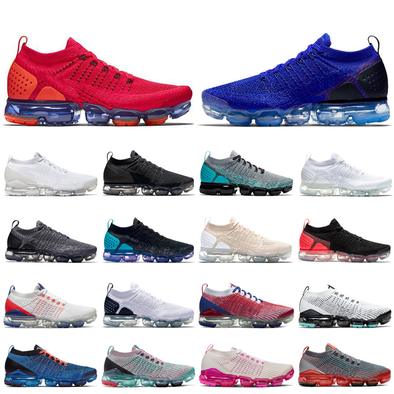 

classic vapourmax 2.0 3.0 running shoes for men women Triple White Black Bred Astronomy Blue Light Cream Laser Orange mens trainers sport sneakers, #1 black white 36-45