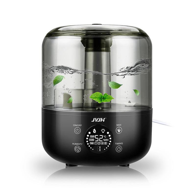 Humidifiers 2600ml Ultrasonic Humidifier Quiet Essential Oil Diffuser Large Mist Professional Air Moisturizer Aroma Remote Control-image-732968210