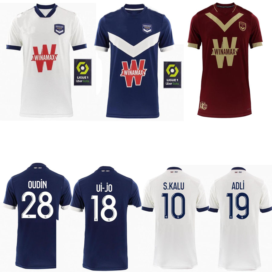 

Maillot Girondins Bordeaux 140th Anniversary Soccer Jersey Third Maroon 2021 2022 Home Navy Blue Away White 21 22 Maillots de Foot New Special Dark Red Football Shirt, Black