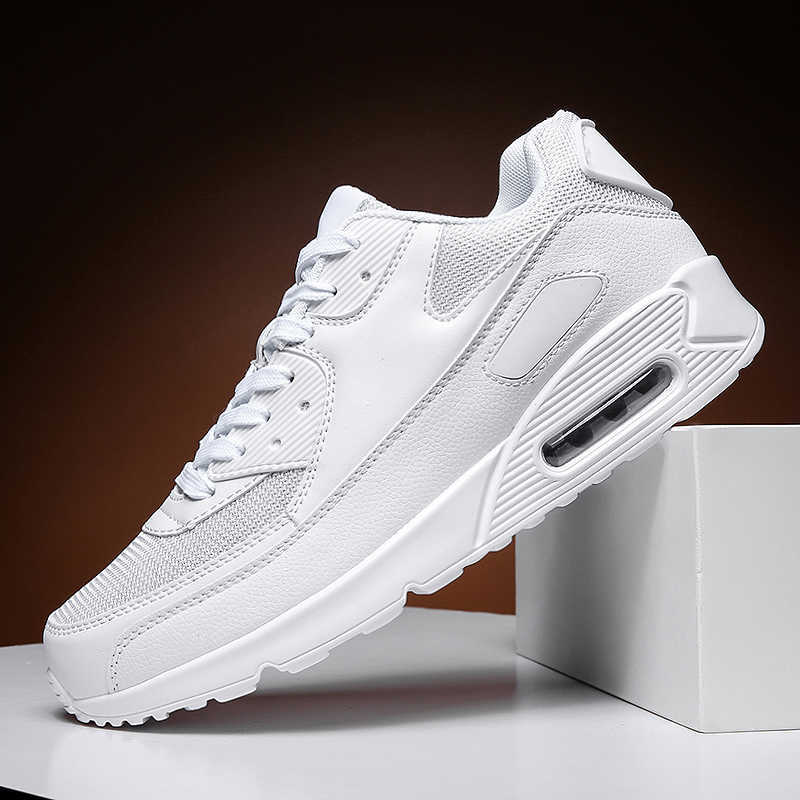 

Sneakers Women Shoes Classic 90 Men and Women Running Shoes Sports Trainer Cushion Surface Breathable Sports Shoes Mens Sneakers Q0901, Black