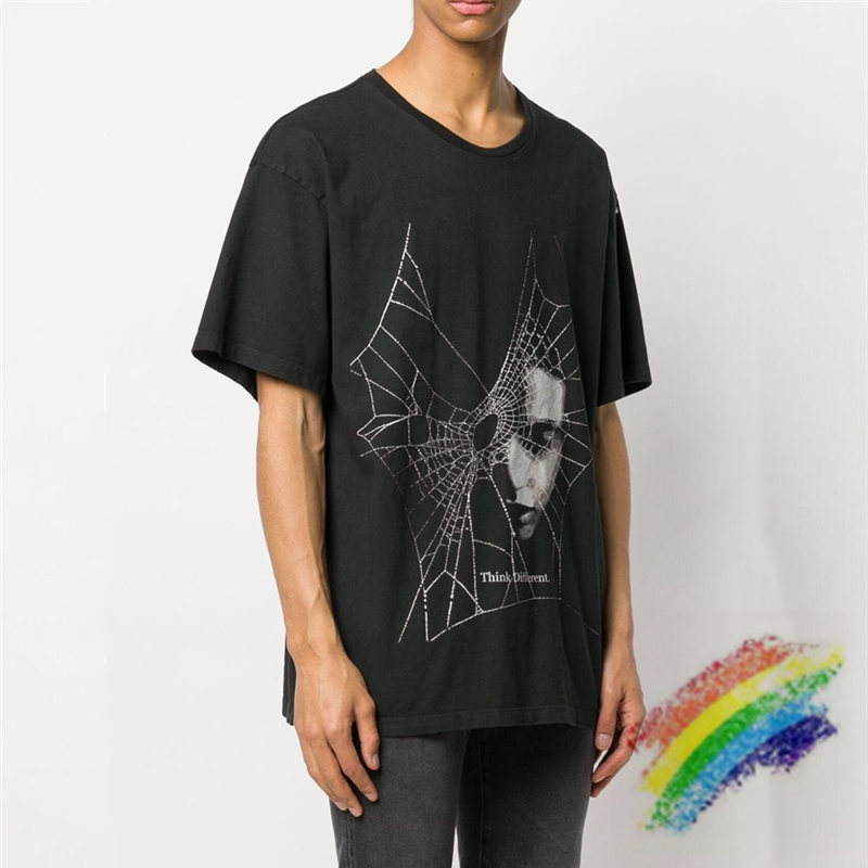 

2021ss T-shirt Men Women 1 High Quality T Shirt Oversized pattern Tee Tops, White;black