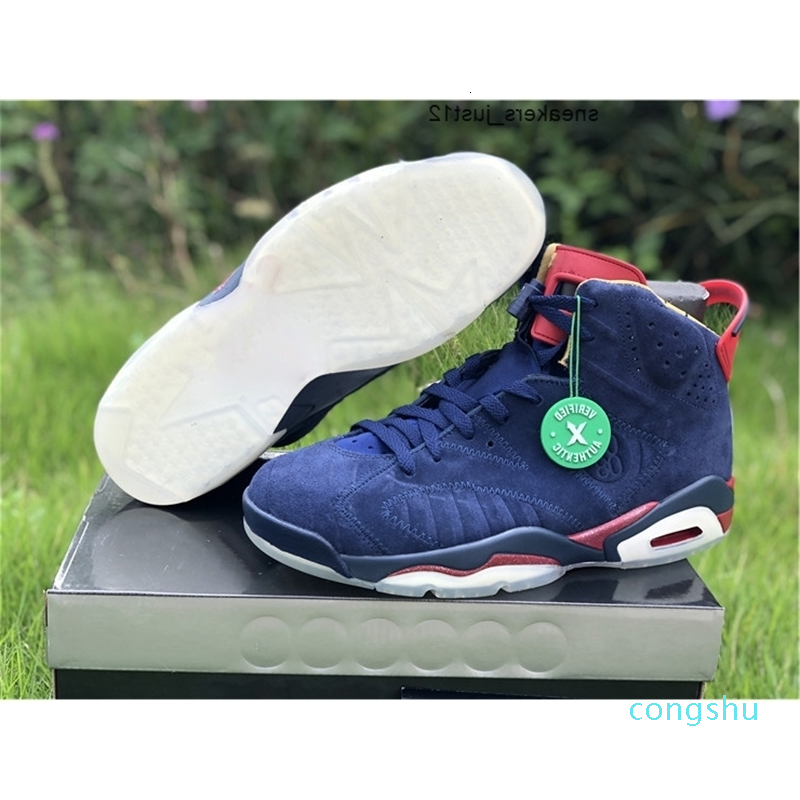 

6 DOERNBECHER Navy White-Varsity Red-Metallic Gold Men Boots Shoes Top Quality Dark 6s CI6293-416 Mens Sports 11, Contact us