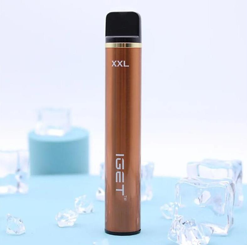 Iget XXL Cigarettes Disposable Pod Device Kit 1800 Puffs 950mAh Battery 2.4ml Prefilled Cartridge Vape Pen Authentic VS Bar Plus Flex-image-727306845