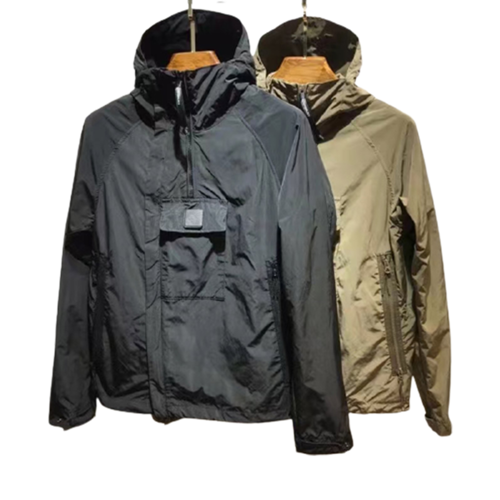 

Men's Light Weight Jacket Outdoor Long Sleeve Windproof Fashion Warm Garment, Green