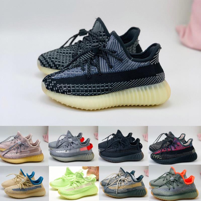 

Black Knit Breathable 26-35 Youth Sneaker Children Running Kid Boy Grey Carbon Shoes Sport Girl Size V2 Rdlof