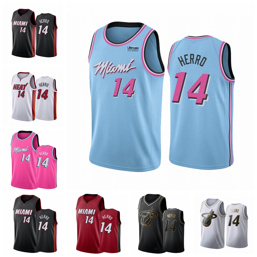 

Miami Heat MEN Tyler Herro 2021 Icon Finals Bound White Basketball Jersey, Black