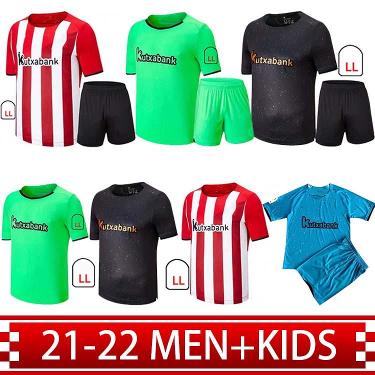 

(With VAT) 21 22 Bilbao Soccer Jerseys Athletic RAUL GARCIA WILLIAMS football shirt VILLALIBRE MUNIAIN MARTINEZ YURI I.MARTINEZ Men Kids kit uniform, Home patch bebo0007