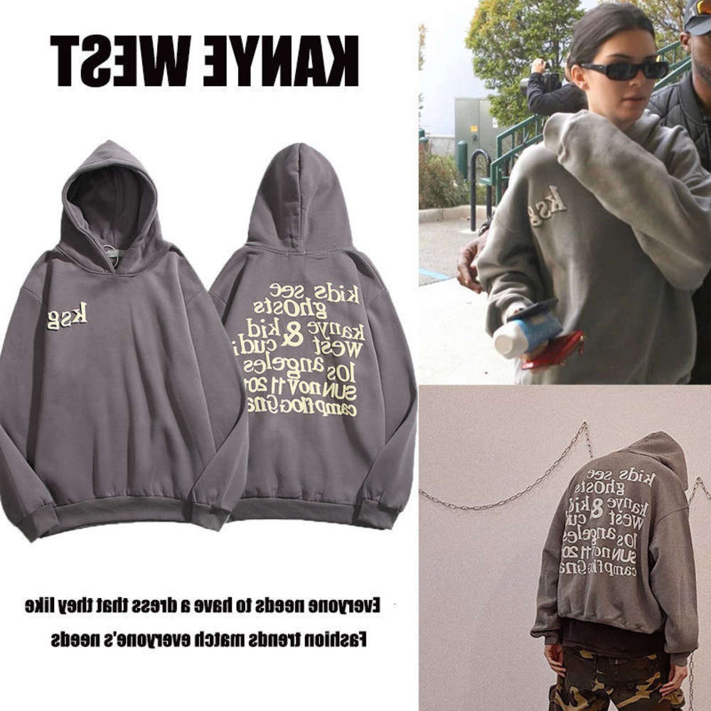 

Sweatshirts Kanye same style sweater men and women Korean loose hooded jacket autumn, Black