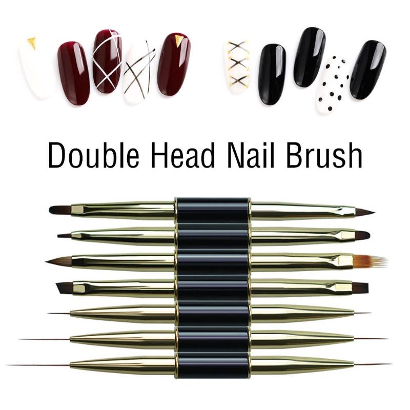 

Nail Brushes Beauty Gel Polish DIY Art Painting Pen Liner Drawing Brush Double Head