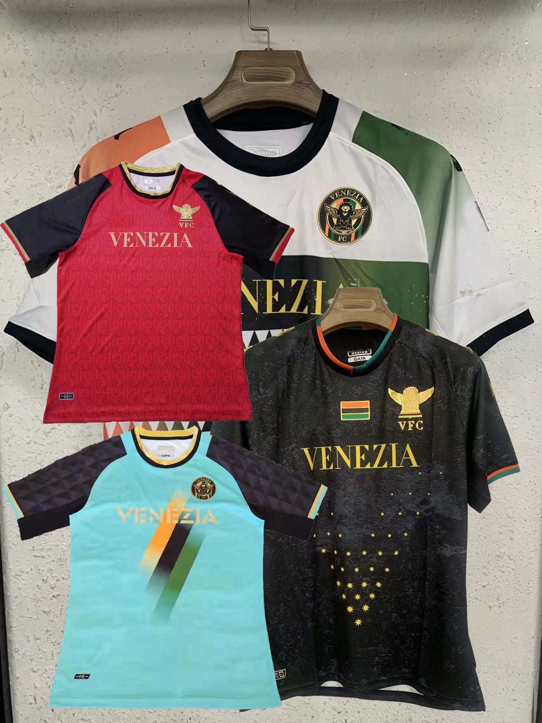 

21 22 Venezia FC soccer jersey BOCALON ARAMU FORTE JOHNSEN DI MARIANO MAZZOCCHI 2021 2022 home away 3rd football men and kids shirt, Home+patch