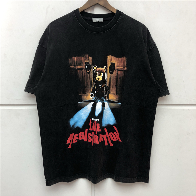 

2022ss T shirt Men Women Quality Vintage Nice Washed Heavy Fabric Tee Oversize Tops Short Sleeve