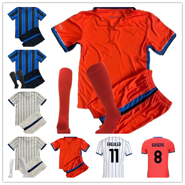 

Atalanta FC Soccer Jerseys GOSENS 2021 2022 MURIEL ILICIC DE ROON DUVAN ATA BC Bergamasca maglia da calcio Men kids kit 21 22 Football Shirts Uniforms, 14