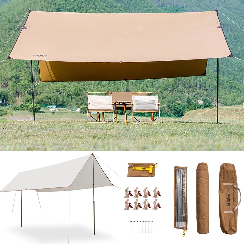 

Tents And Shelters 3*4.35m/4*3.5m/5*5.35m Awnings Outdoor Camping Waterproof Sun Shade Sail Oxford Awning Fabric Cloth Patio