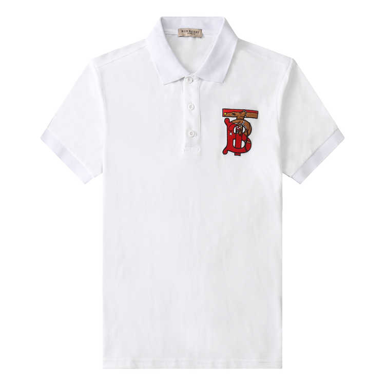 

2021ss 100%cotton mens polos shirt 5 pure color polo precision embroidery craft Tb letters shirts stripe 10 styles size M-XXXL-c1, White;black