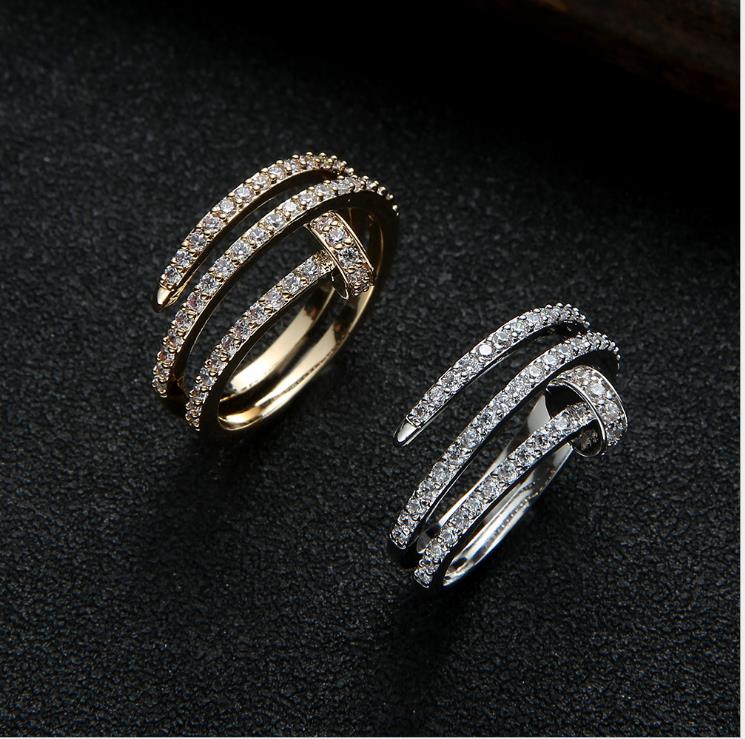 

Multilayer nail ring with exaggerated opening, personalized opening, adjustable ring, index finger ring