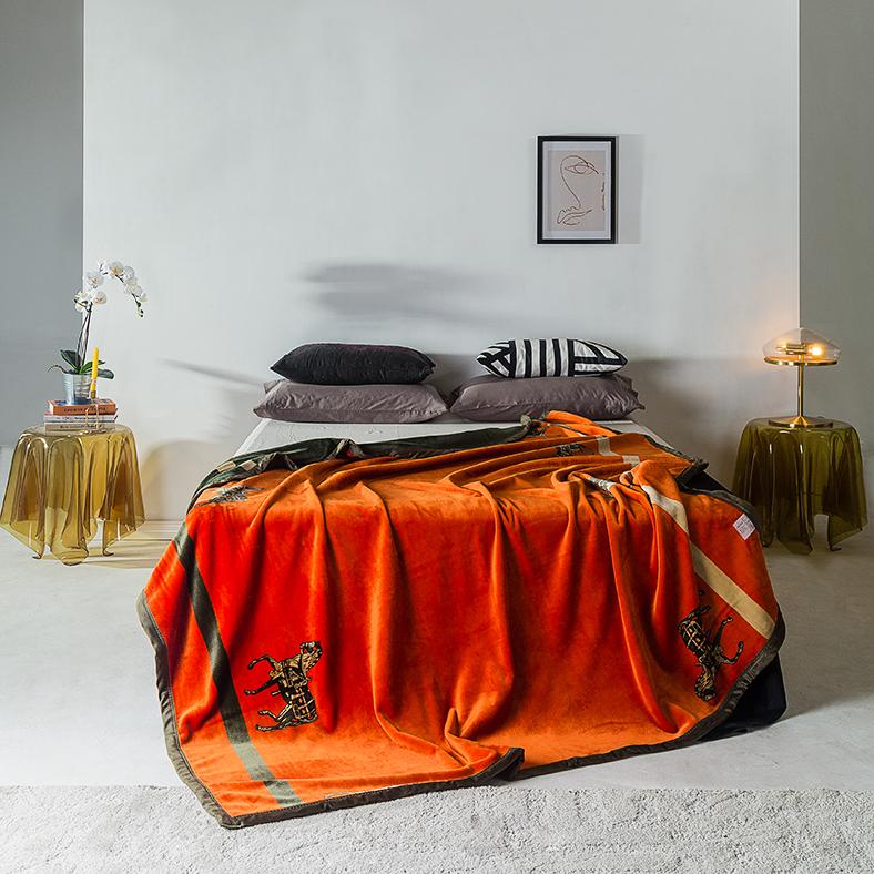 

Blankets H Cashmere Blanket Crochet Soft Wool Scarf Shawl Portable Warm Plaid Sofa Bed Fleece Knitted Throw