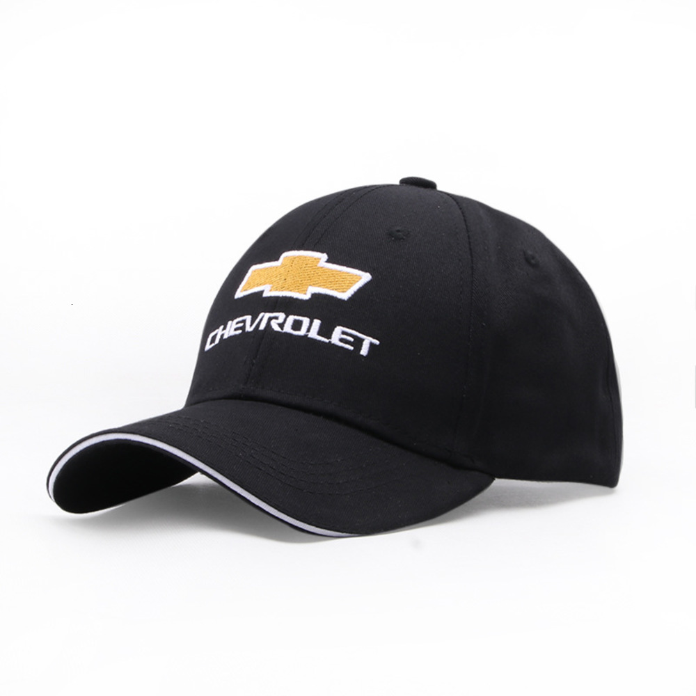 

Cap Embroidered Chevrolet Car Baseball Cap Outdoor Sports Sunscreen, Black;white