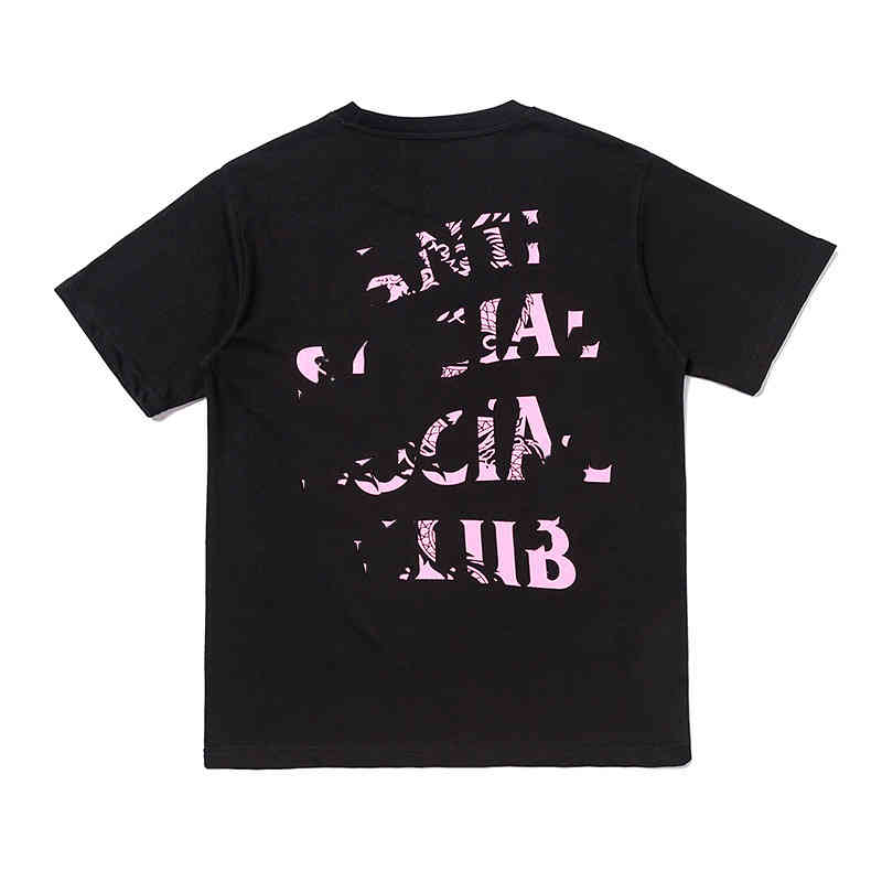 

Hot Selling Trendy Brand Anti AK As sc Anti Social Club Black Dragon Print Short Sleeve 1988 Men's and Women's Bf Style T-shirt, White;black