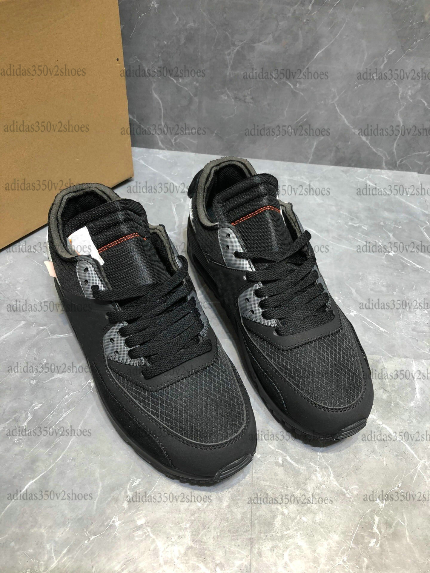 

Off 90 Desert Ore Triple Black White 90s Cushion Shoes Mens Designer Sports Trainers Sneakers, White;red