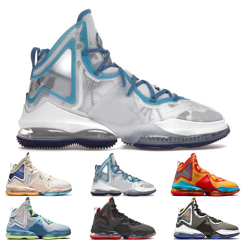 

2022 lebrons 19 men basketball shoes 19s Tune Squad Space Jam Minneapolis Hardwood Classic Dutch Blue Lime Glow Bred mens trainers sports sneakers fashion