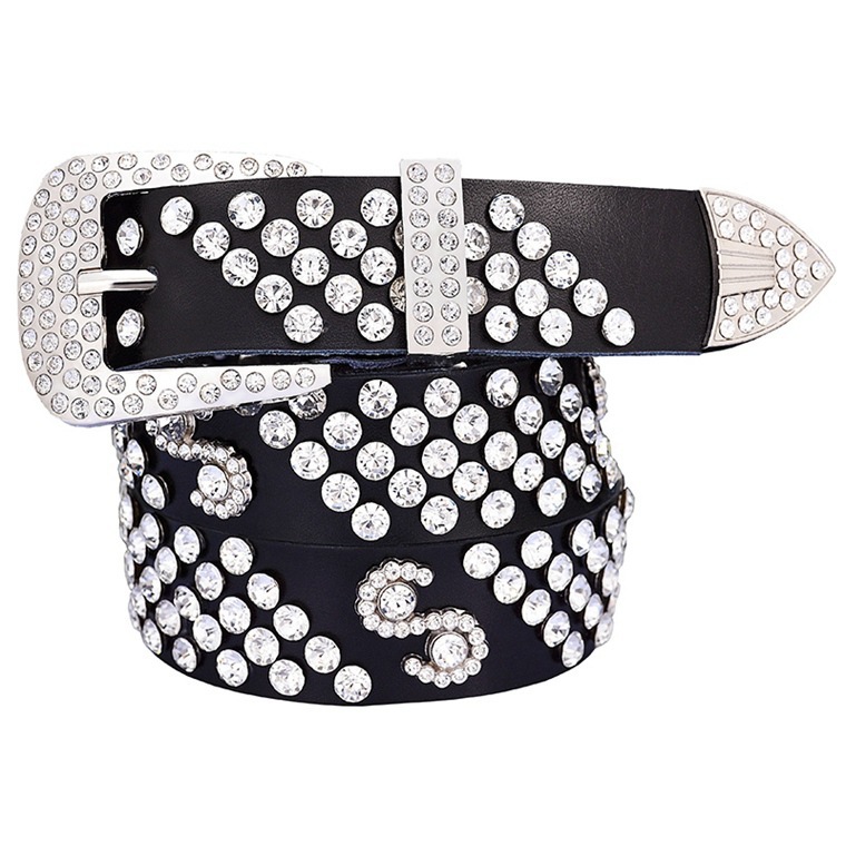 

Designer belts 2023 New style women's leather belt with diamond letters