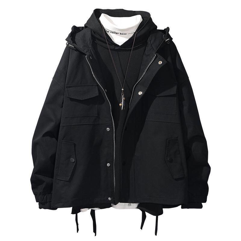 

Men's Jackets M-2XL Mens And Coats Streetwear Bomber Jacket Men Windbreaker Fashions Clothes Male For, Black;brown