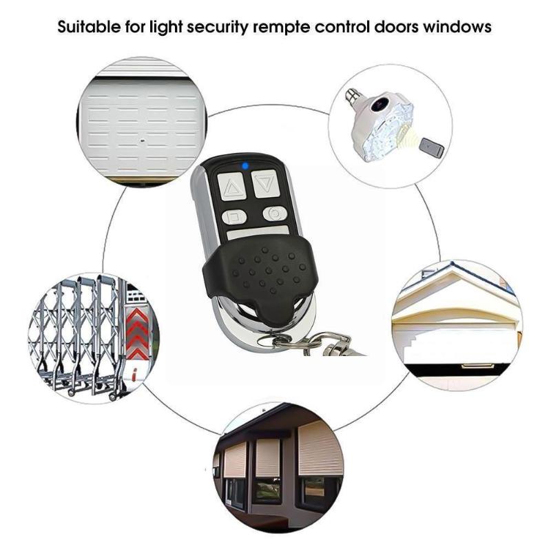 

Keychains Universal 433MHz Wireless Copy Remote Control Receiver Module Cloning Key For Garage Door Backup Duplicator B2D5