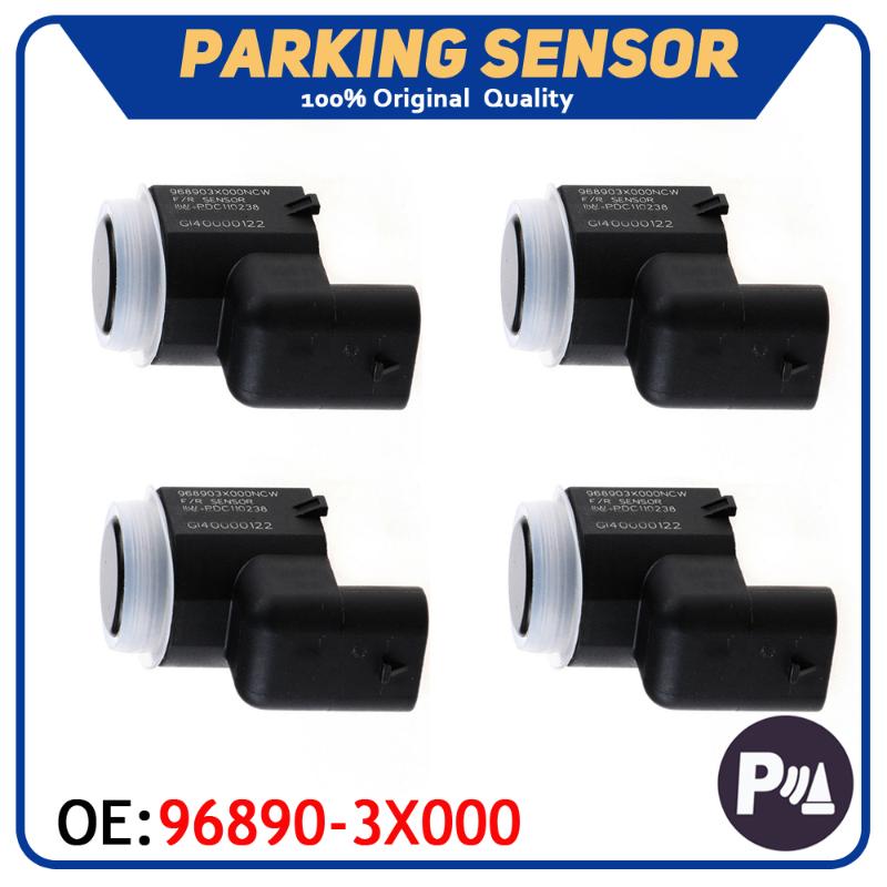 

Car Rear View Cameras& Parking Sensors 4PCS Reverse Backup Assist PDC Ultrasonic Sensor 96890-3X000 For Elantra MD Azera 968 4MS271H